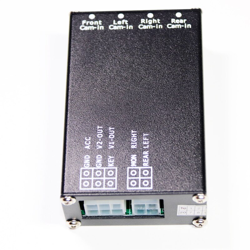 360 degree view All round view car rear view car camera control box for 4 camera system Rear+Front+Right+Left camera