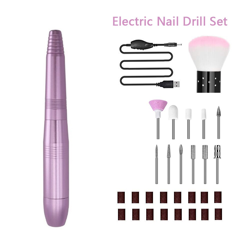 Pink Machine Ped Machine Professionele Elektrische Manicure Machine Pen Ped... – Vicedeal