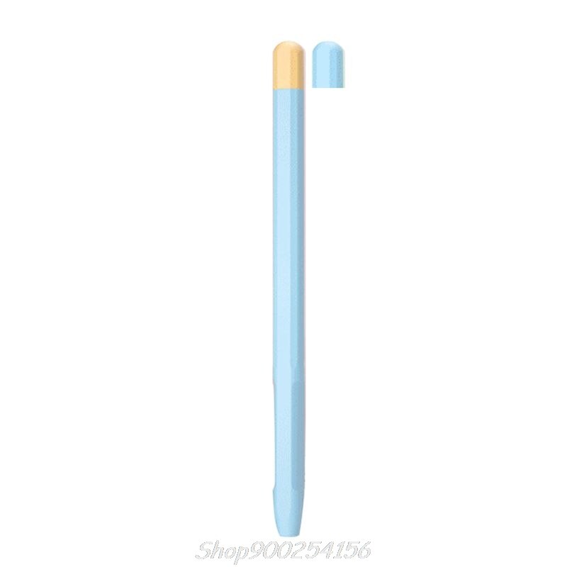 For Apple Pencil 2 Case Pencil case Tablet Touch Stylus Pen Protective Cover Pouch Portable Soft Silicone Case Au19 20: Blue