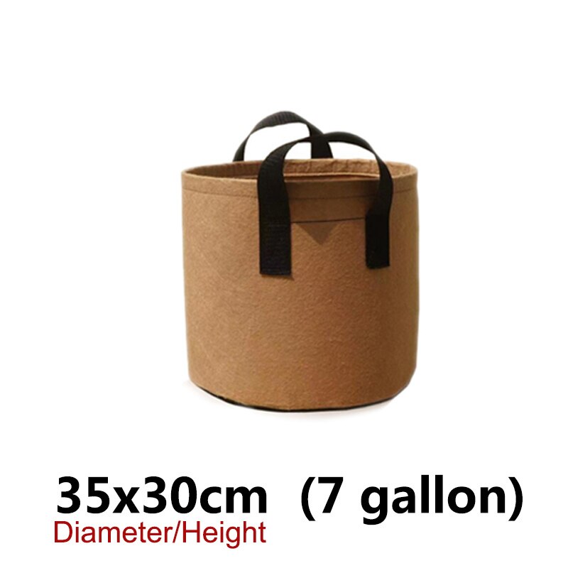 7 Gallon Plantaardige Zak Bloem Groeien Potten 7gal Aardappel Tomaat Zaad Gardenhandle Groente Stof Eco-vriendelijke Tuin Gereedschap