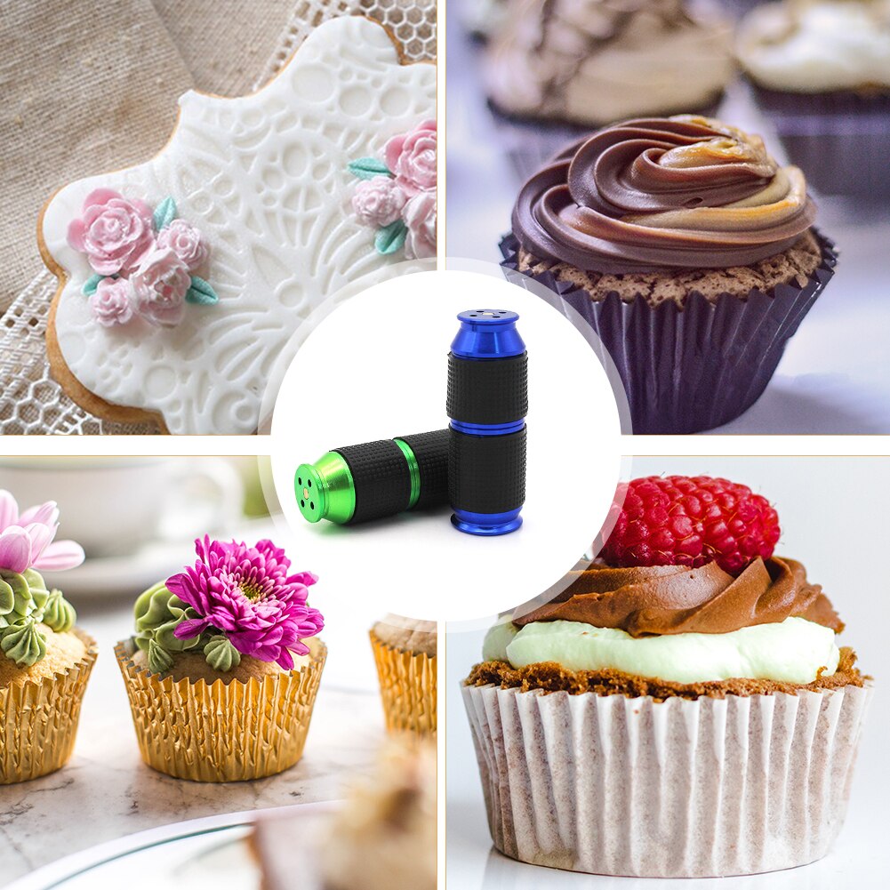 Portable Whipped Cream Cracker Dispenser Mini Rubber Grip Safe Gas Canister Dispenser Whipping Cream Dessert Tools Kitchen