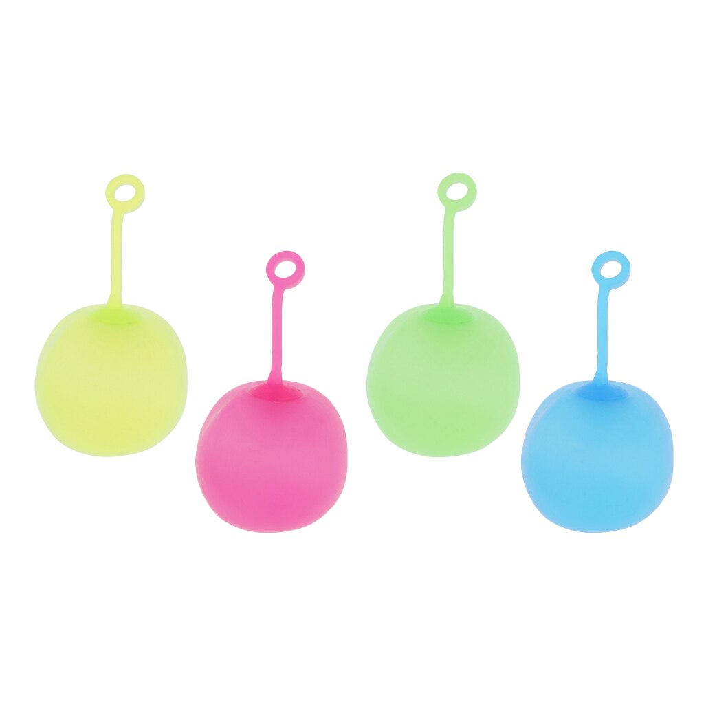 Stretchy Bounce Ball TPR Balloon for Children Toys Blow to 30cm S