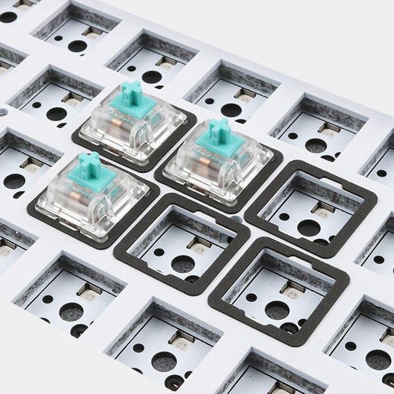 120Pcs/Pack Mechanical Keyboard Switch Pad Single Switch Film Foam Material Positioning Plate Foot Pad Anti-Static