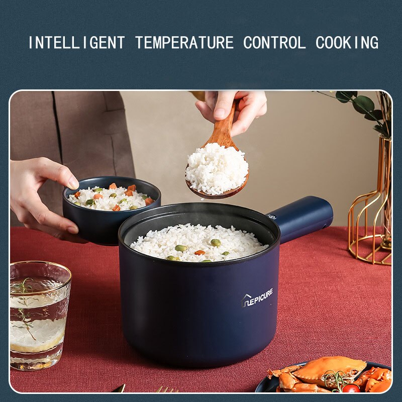 Multi-Function Electric Cooker Student Dormitory Cooker Mini Electric Cooker Non-Stick Rice Cooker 110V U.S. Standard