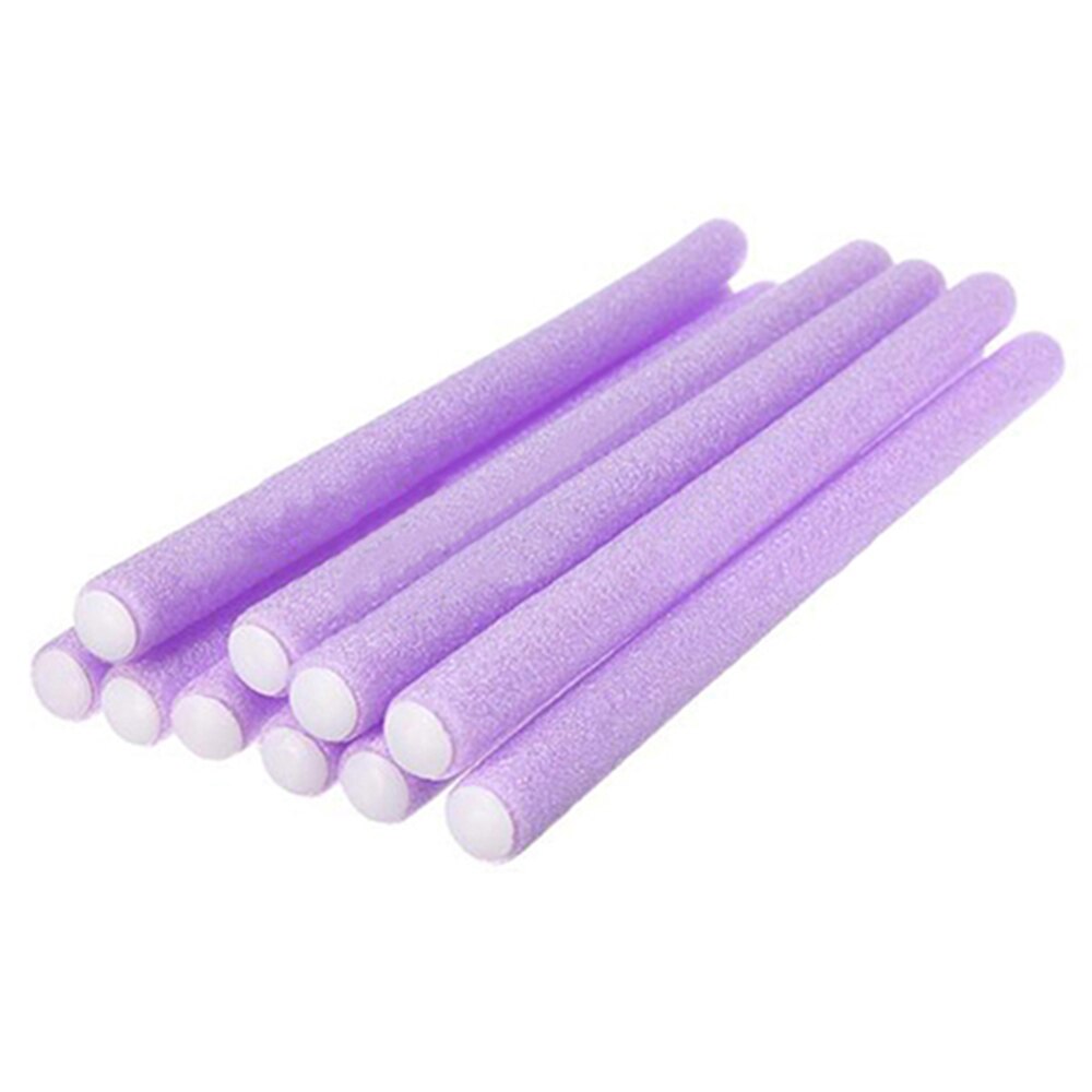 10 Pcs Curler Makers Soft Foam Bendy Twist Curls Tool DIY Styling Hair Rollers Soft foam bendy curler stick is a great tool for