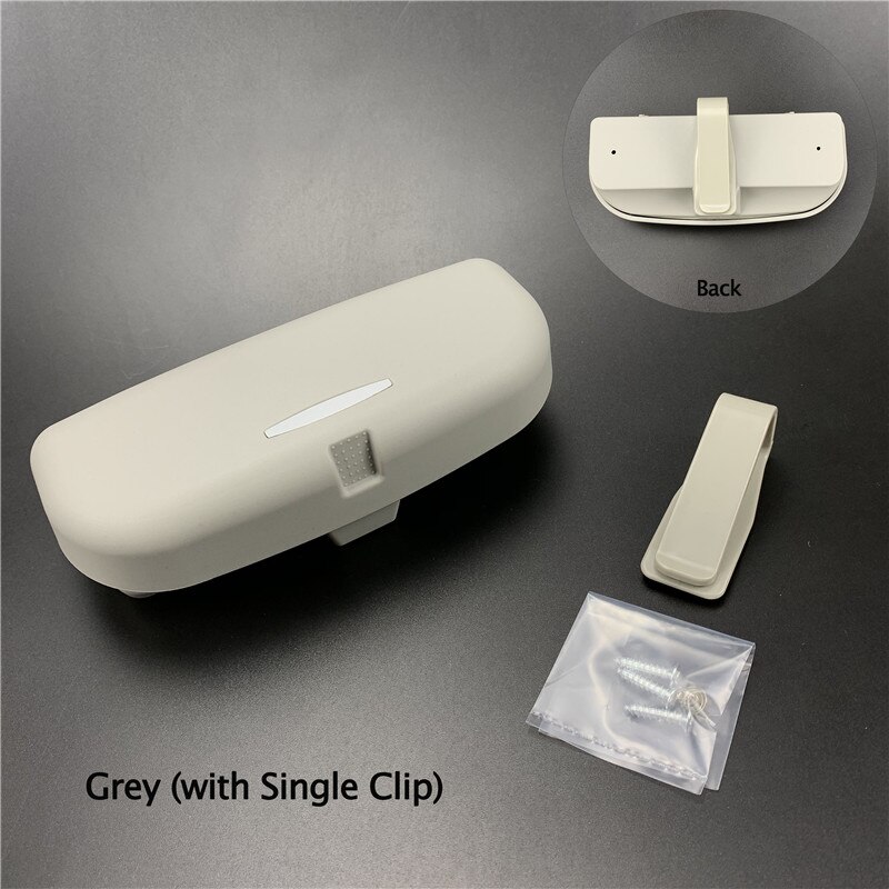 Accesorios para coche parasol funda para Citroen DS-series C-Quatre C-Triomphe Picasso C1 C2 c3 C4 C4L C5 Xsara Cactus Elysee: Single Clip Grey