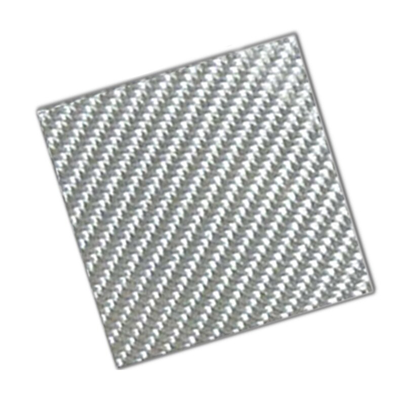 195x240mm 3K Colored carbon fiber plate panel board carbon fiebr sheet silver twill weave plate glossy matte full carbon fiber