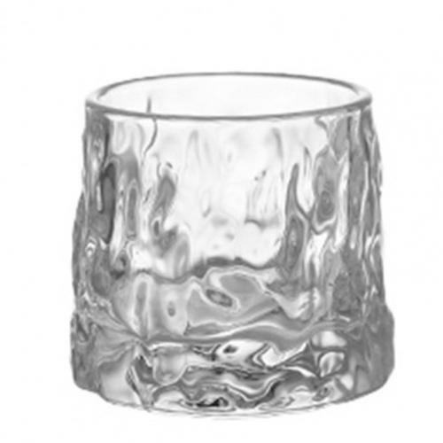 Drinking Glasses Smooth Brim Delicate Transparent Tumbler Glass Mug for Wine Irregular Shape Champagne Wine Drink Glass: 3