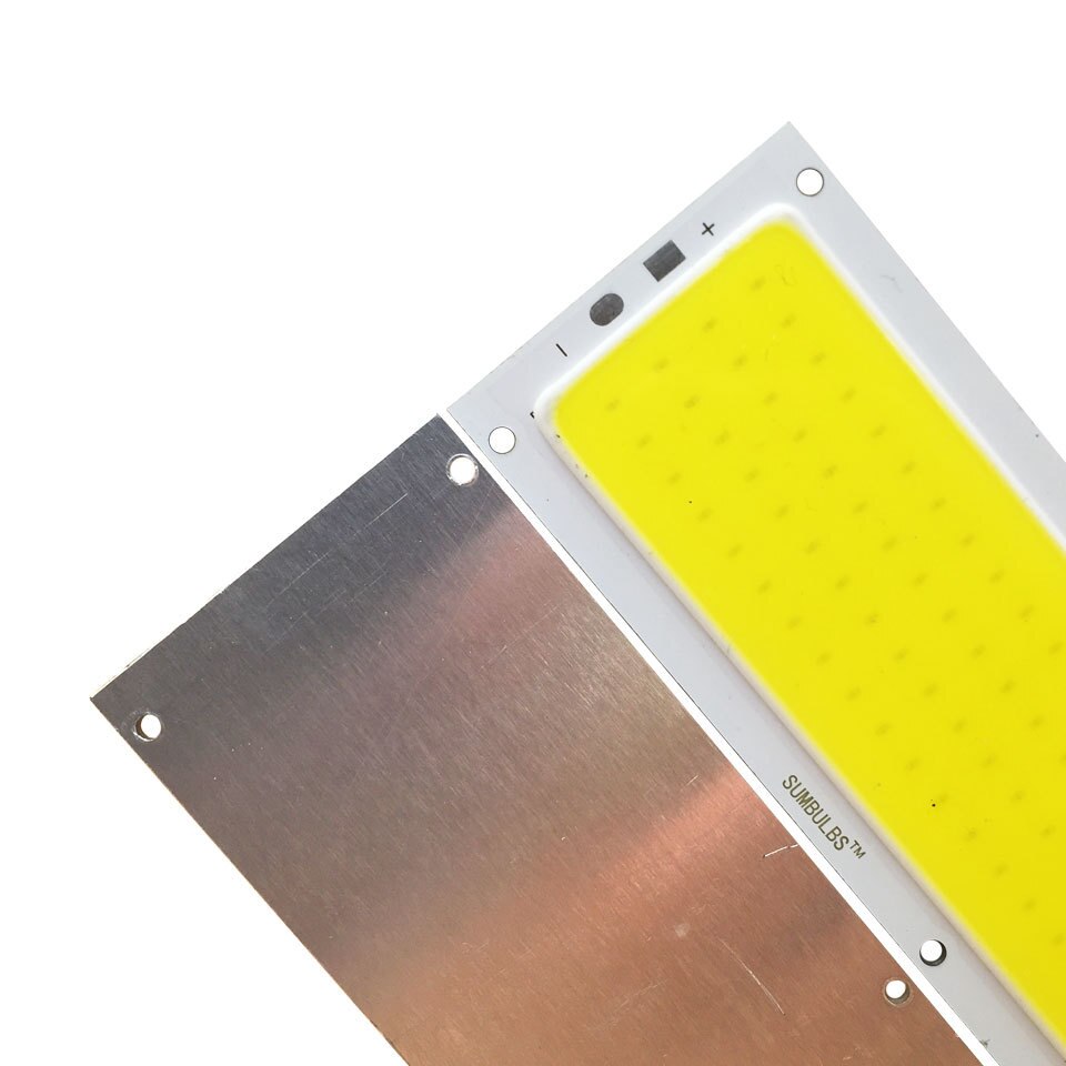 120x36mm flip chip COB integrated surface light source LED strip cob light board 10W 12V warm cold natural white blue