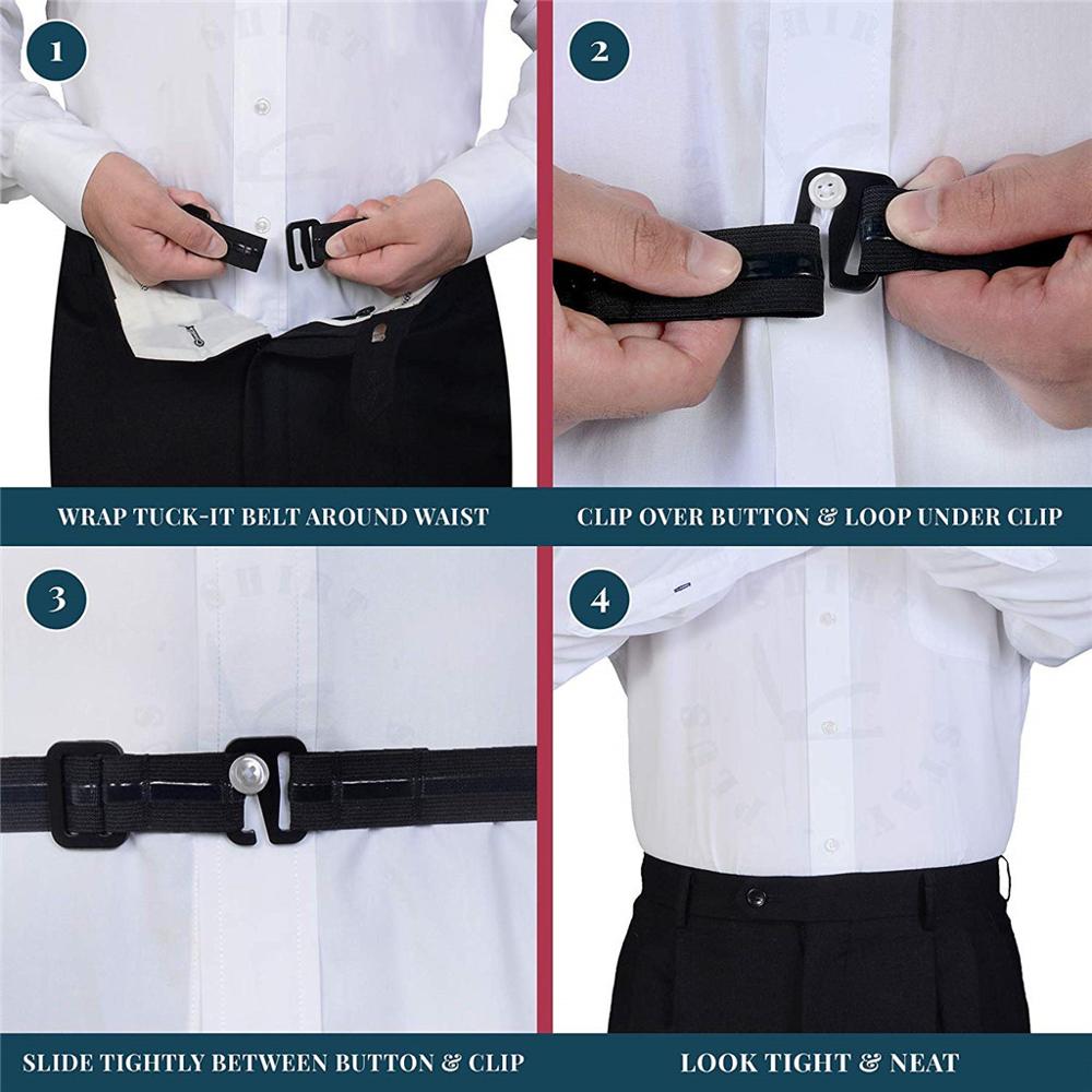 2022 supporto per camicia uomo donna camicia regolabile-restare migliore camicia soggiorni per uomo camicia da cintura nera rimboccare esso progettata per contenere C