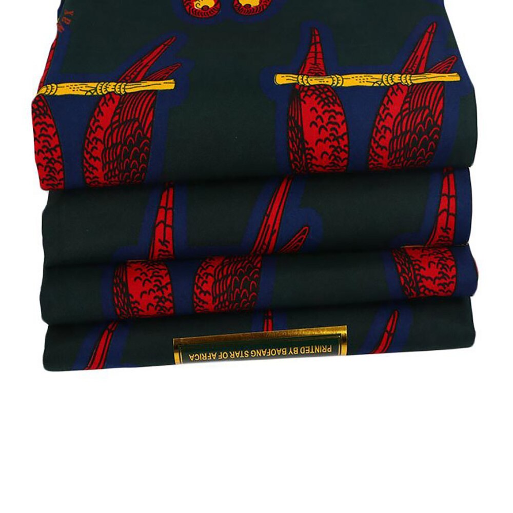 African Wax Print Fabric 1 Yard Bird Prints Ankara African Fabric for Party Dress DIY 100% Polyester Sewing African Tissus