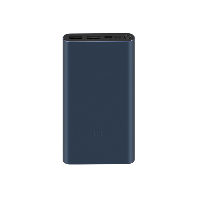 Original Xiaomi Mi Power Bank 3 10000mAh USB Type C Two-Way 18W Quick Charging Powerbank External Battery Pack Portable Charger