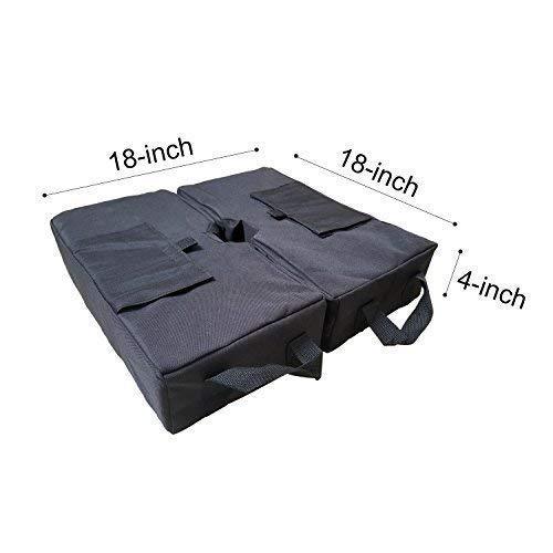 Outdoor Umbrella Parasol Base Stand Weight Bag Round Garden Patio Tent Sandbag Weatherproof Parasol Umbrella Heavy Duty