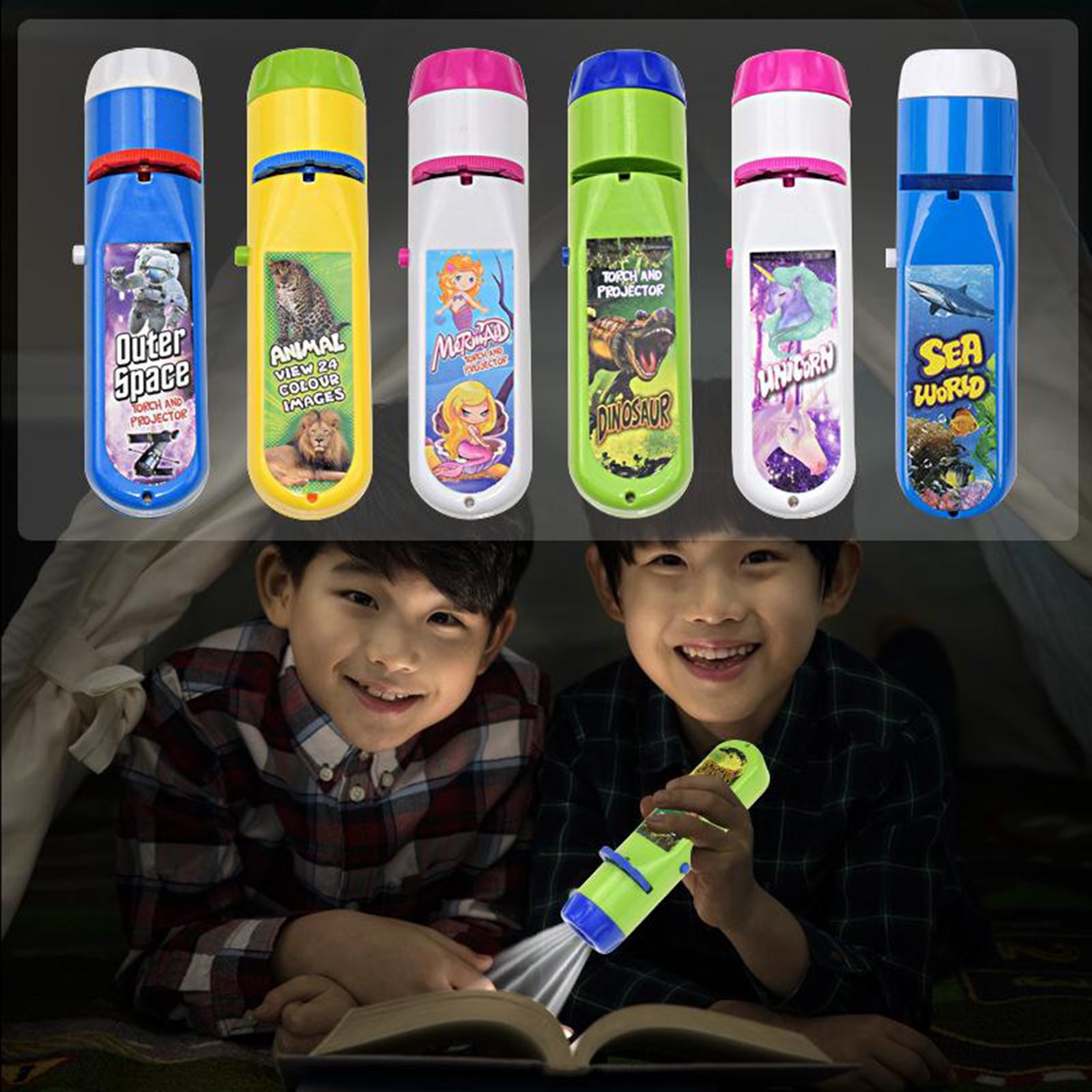 Torch Projector Toys Projection Light Xmas for Kids Teens Girls Boys