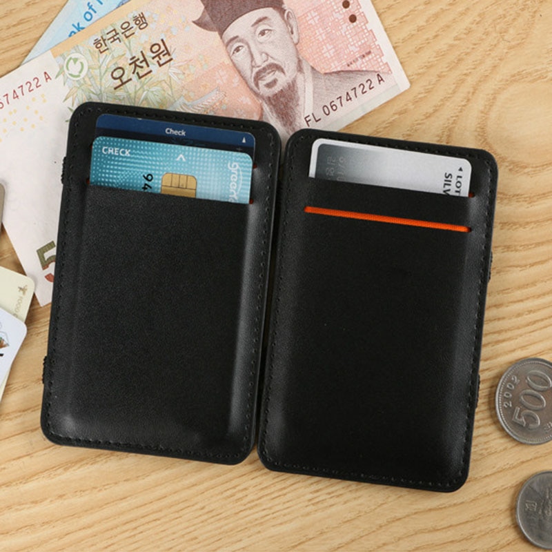 KUDIAN ours en cuir magique portefeuille hommes haute quantité portefeuille porte-cartes court petit sac à main carte organisateur BID111 PM49