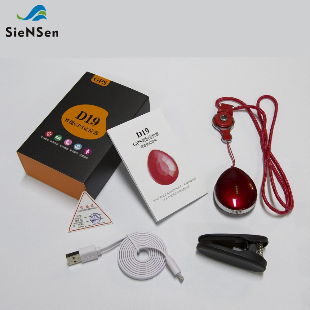 SieNSen Beautiful Exquisite Pendant Positioner High-end Pocket Watch Two Way Conversation Remote Voice Monitoring Tracker D19