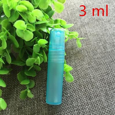 50 st 3 5 8 10 ml plastspray parfym miniflaskor liten spruta prov tom behållare dispensering: 3 ml st gröna 50 st