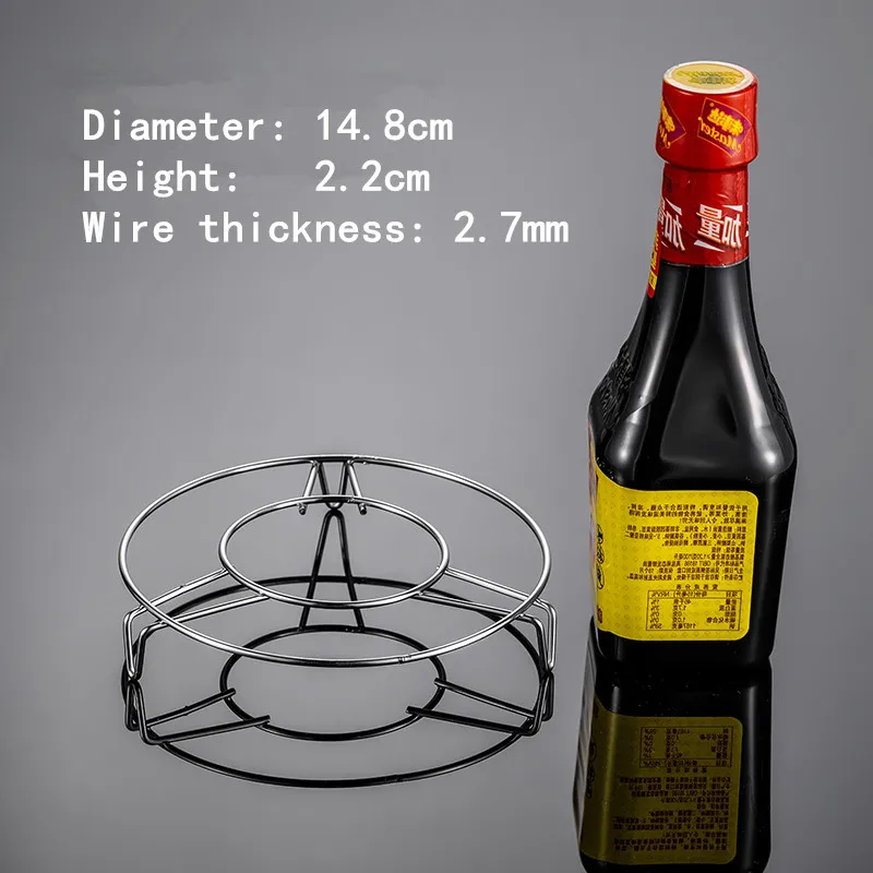 Dikke Rvs Steamer Voedsel Keuken Kookgerei Stoomboot Rack Insert Voorraad Koken Stomen Stand Keuken Verwarming Leveringen: 14.8xH4.2cm