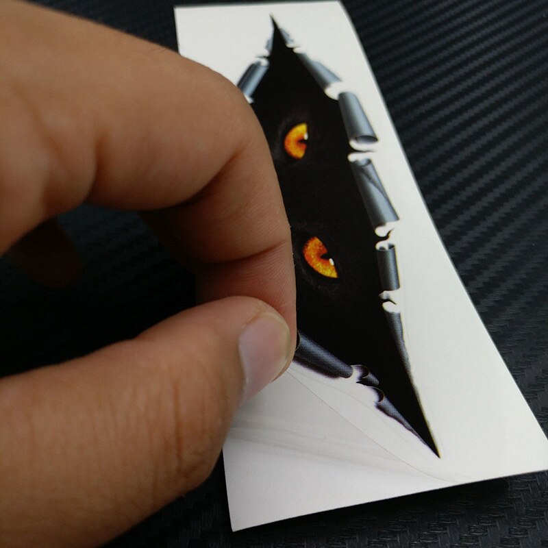 Decoratie auto sticker vervang accessoire raam pvc auto luipaard oog gluren