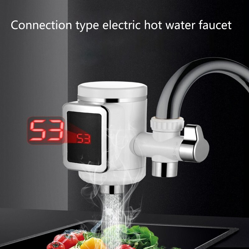 Elektrische Keuken Boiler Tap Instant Water Kraan Kachel Koude Verwarming Kraan Tankless Doorstromers