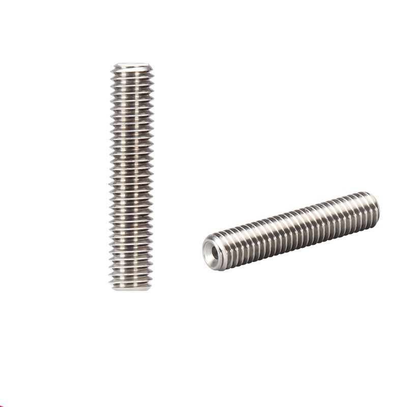 MK8 MK9 Throat 1.75mm Filament Stainless Steel Nozzles Throat M6 40mm 50mm 30mm Metal /Teflon / Bore 4.1mm for Extruder End