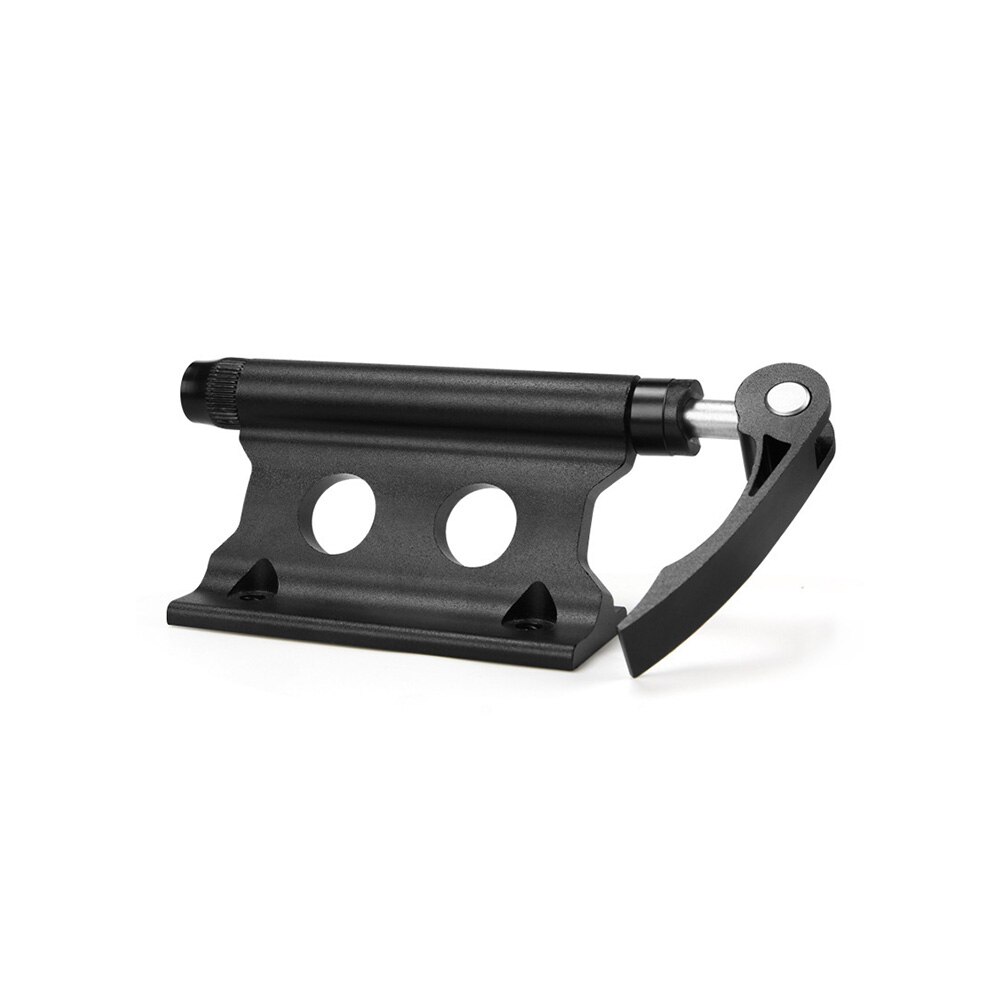 Quick Release Fork Mount Bike Block Fork Mount Aluminum Alloy Bicycle Front Fork Fixed Clip Luggage Rack For Truck Trailer: Black