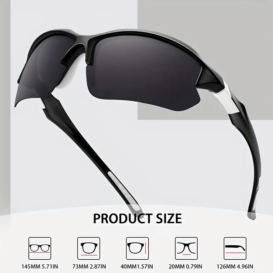 Newest Sports Polarized Sunglasses for Men Women Cycling Running Fishing UV400 Sun Glasses Lightweight Outdoor Goggles