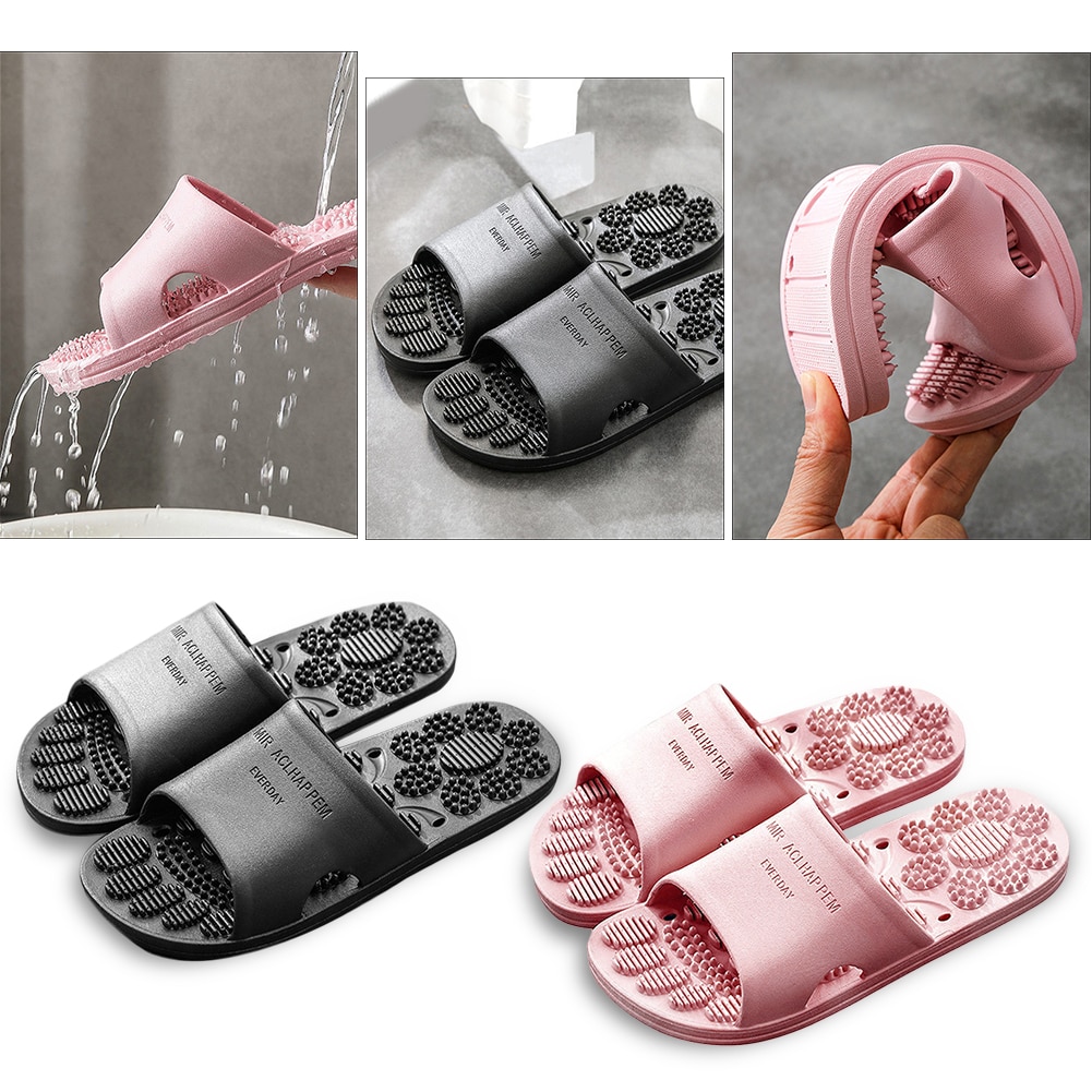 Unisex Punt Voet Massage Slippers Thuis Hotel Doucheruimte Antislip Sandalen Gezondheidszorg Voeten Massage