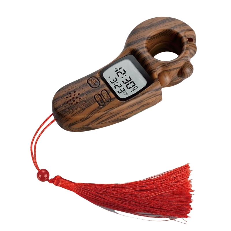 Elektronisk digital fingerräknare böneavslappningsverktyg dekompressionsenhet för islamiska troende: Lavendel-