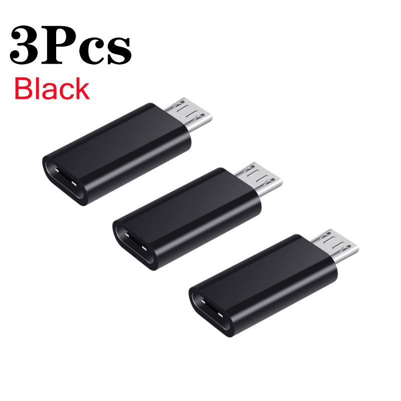 Type C To Micro USB Android Charging Adapter OTG Converter for Samsung Mi Huawei USB C To Micro USB Data OTG Sync Charger Jack: Orange