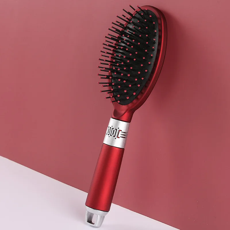 Cepillo de pelo de paleta suave y recta para salón , peine de peluquería grande para todo tipo de cabello, peine de peinado para mujeres y hombres: Azul