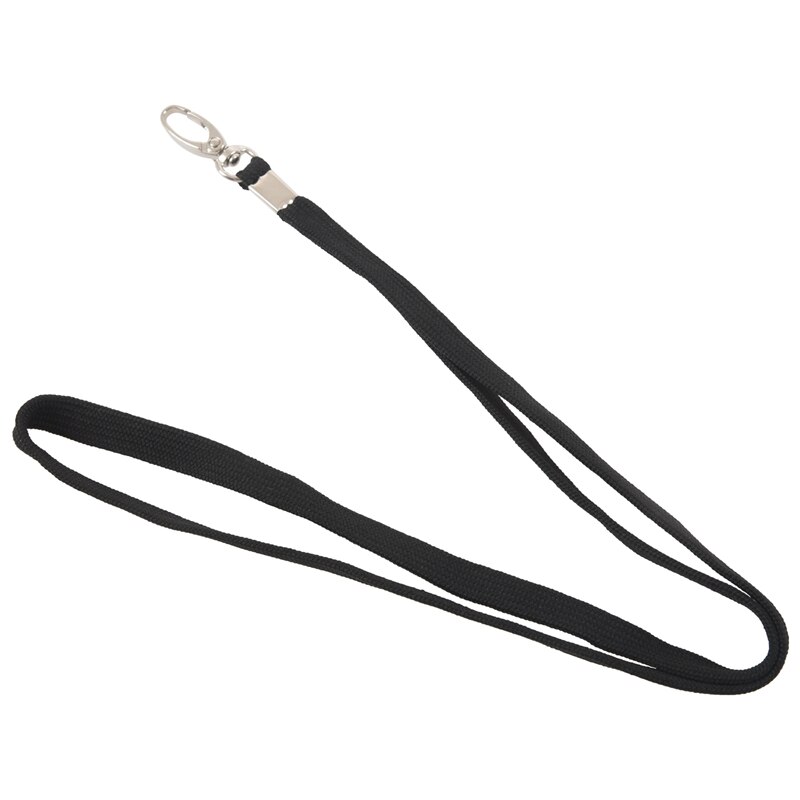 1pcs Neck Strap Lanyard Keychain Key Office ID Card Key Phone Work Permit HolderColor:Black