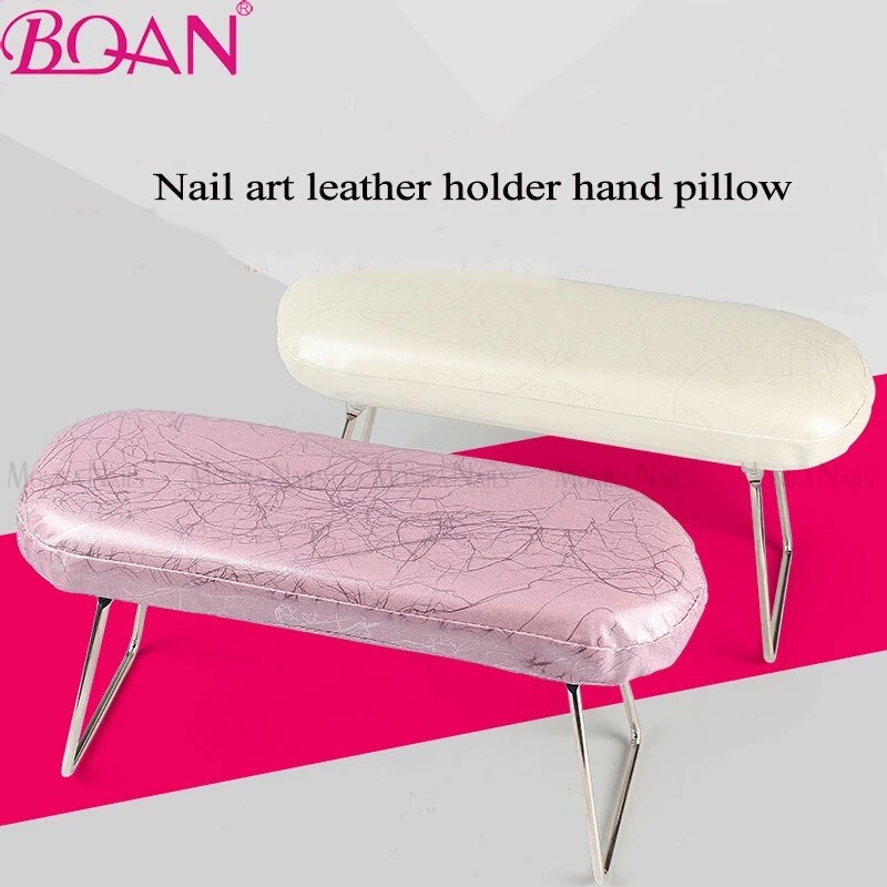 BQAN – Support de poignet en cuir imperméable pour Nail Art, Support de main, coussin de Table, outil de manucure et pédicure pour lampe à ongles
