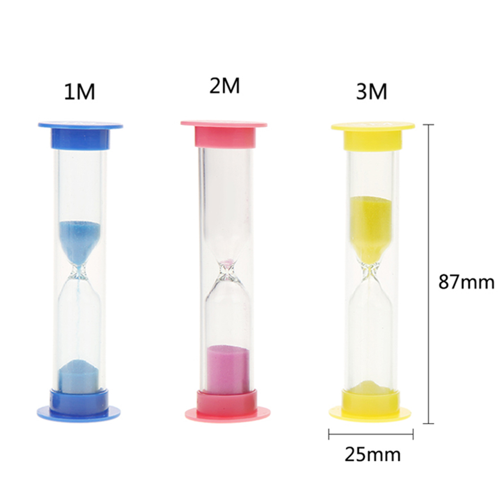 3 stücke Multi-funktion Mini Sand Timer Sanduhr 1/3/5 Minuten Uhren Sandglasses Sand Uhr Sand Timer Heimat Dekor: A