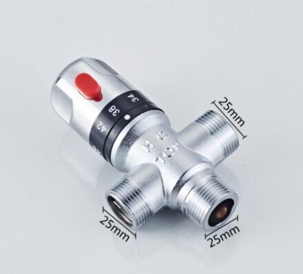 Thermostatische Messing Cartridge G1/2 = DN15 Mengkraan Warm Koud Water Temperatuur Controle Mengkraan Badkamer kraan Accessoires: Paars