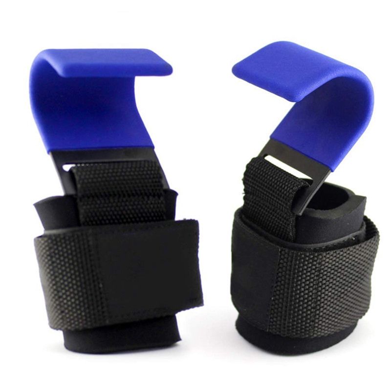 Gewichtheffen Haak Grips Met Pols Wraps Hand-Bar Pols Band Gym Fitness Haak Gewicht Band Pull-Ups