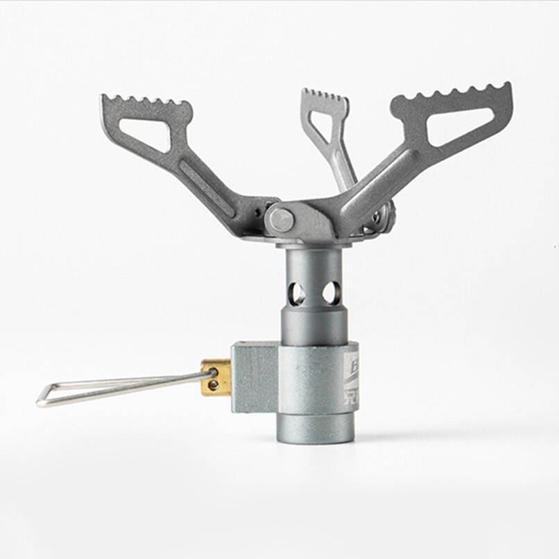 BRS-3000T portátil Ultra-luz de aleación de titanio potente y eficiente estable Camping Mini estufa de Gas para el senderismo Picnic de cocina: Default Title