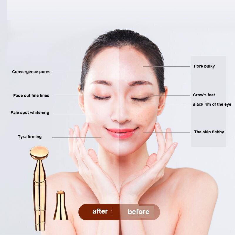 Elektrische Facial Leading-In Lifting Aanscherping Oogzorg Verwijderen Eye Donkere Kringen Vibratie Massage Huishoudelijke Cosmetische Instrument