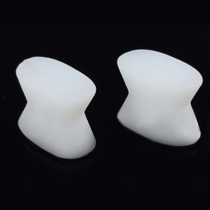 2Pcs Voeten Zorg Bone Duim Valgus Beschermer Siliconen Voet Vinger Teen Separator Bunion Regelaar Hallux Valgus Corrector Pedicure