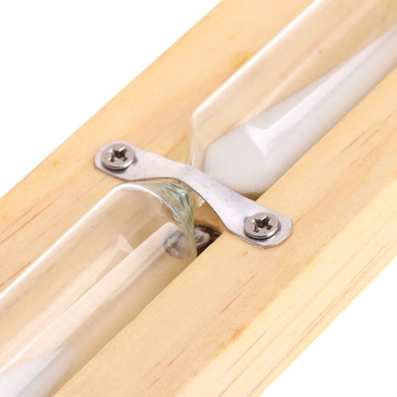 Zandloper 15 Minuten Muur Gemonteerde Roterende Sauna Houten Zandloper Wit Zand Timer