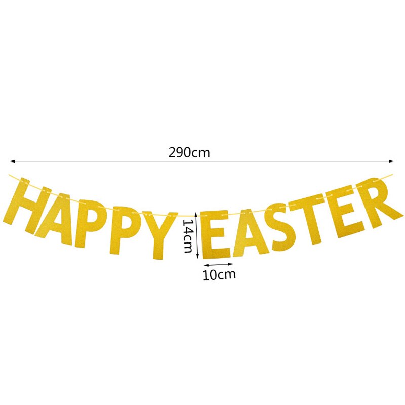 AIBIIN Ostern Dekoration Set – „He Is Risen“ Banner & Zaunschmuck In Lila