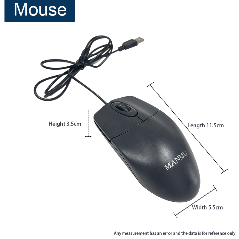 Manmu usb wired gaming keyboard and mouse, mouse keyboard, office keyboard and mouse combo