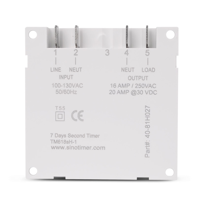 1 sekunds intervall 110 vac 7 dager ukentlig programmerbar digital elektronisk lampe timerbryter