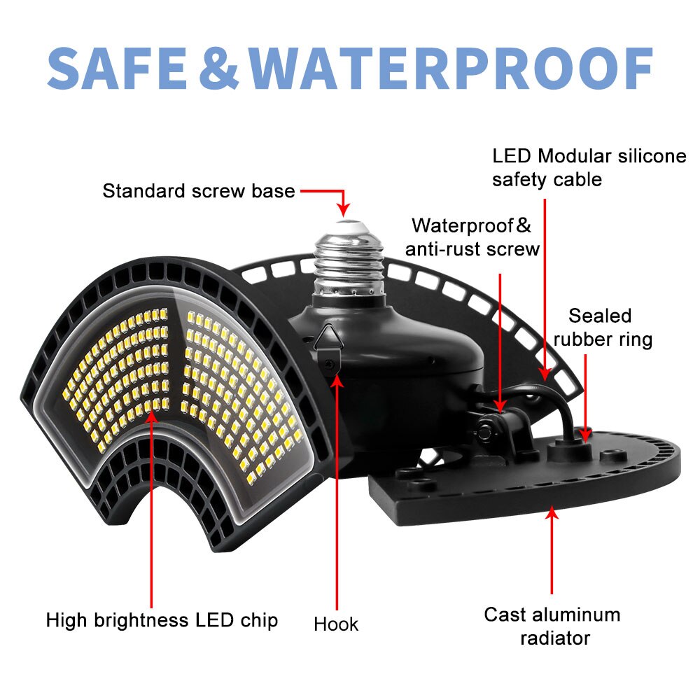 Lampe horticole de croissance LED E26, 110V, 100/200/300/400W, 220V, éclairage horticole à spectre complet pour culture de plantes, graines et fleurs