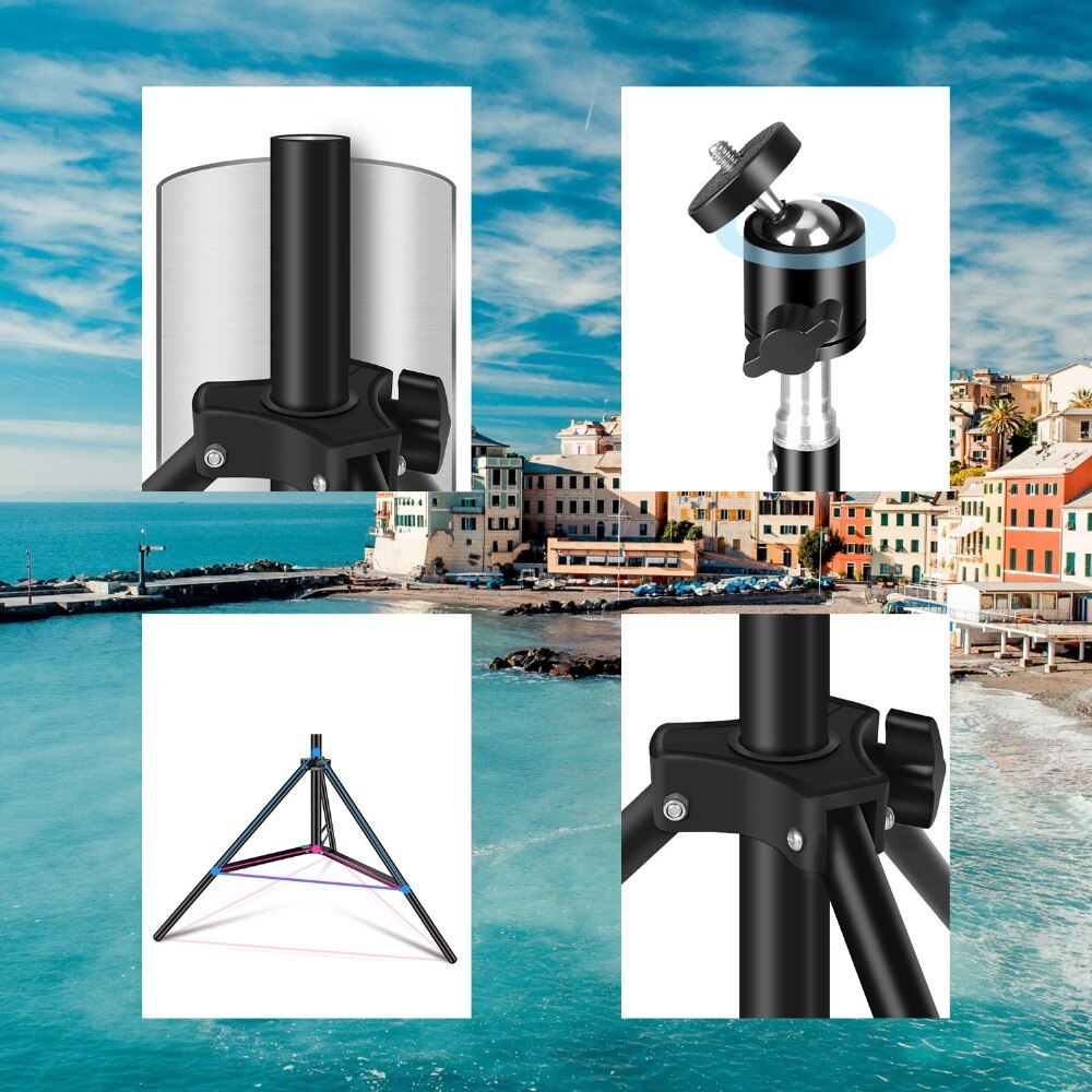 Trépied sur pied pour iPad pro 12.9 air 2 3 4 60 à 160 cm, support réglable pour tablette iPhone 12 mini pro promax, téléphone portable