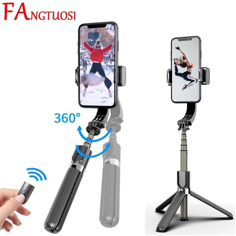 FANGTUOSI Neue Handheld Gimbal Stabilisator einbeinstativ stativ Für Smartphone Telefon Aktion Kamera Video Rekord Vlog Live