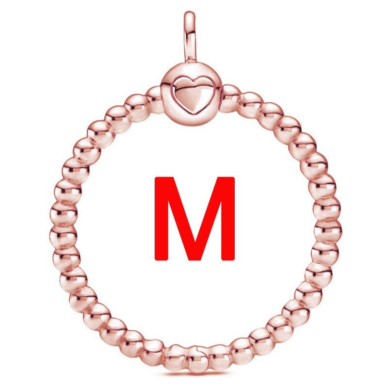 Abalorio de plata esterlina 925, accesorio con forma de corazón, pequeño, mediano, grande, corona con cuentas O colgante, compatible con pulsera Popular, joyería artesanal: 14