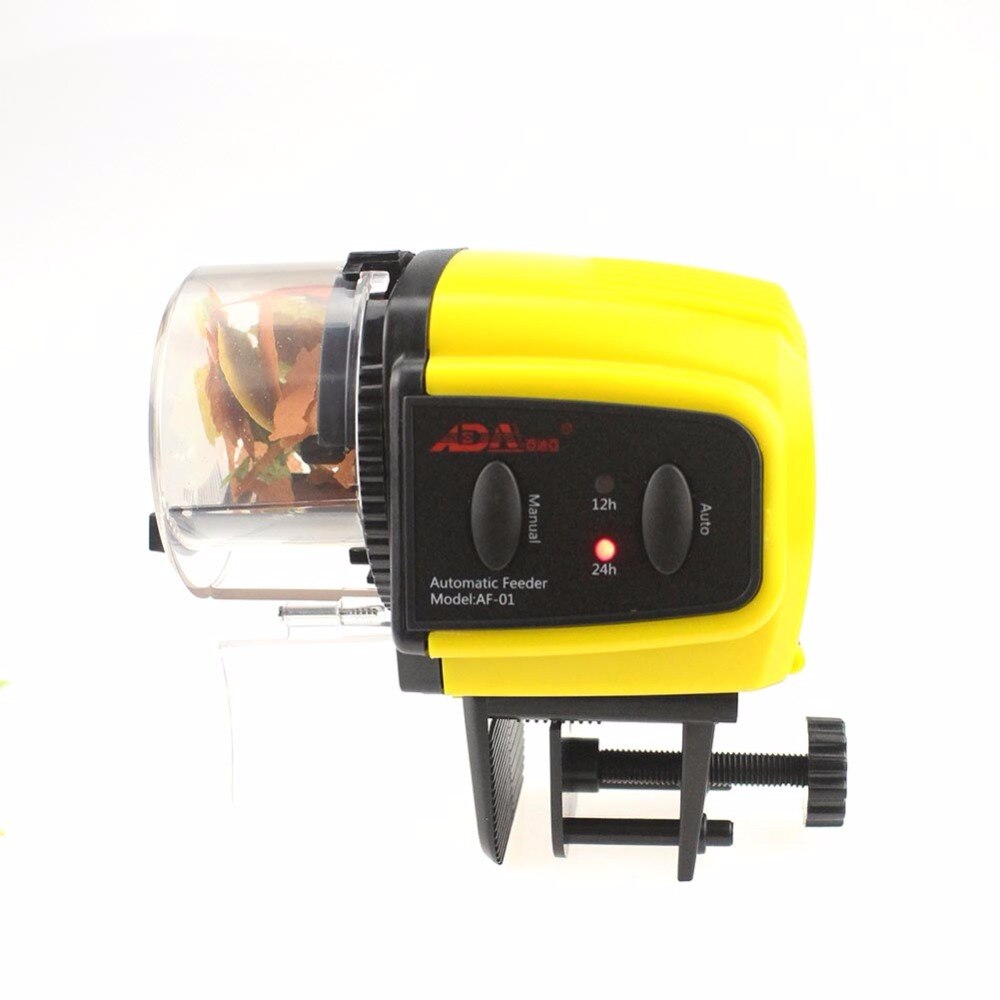 Nicrew Aquarium Tank Automatic Fish Feeder Digital LCD Timer Food Feeding Electronic Fish Food Feeder Timer