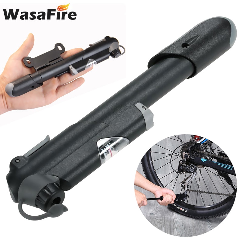 Tragbare Fahrrad Pumpen Mini Mountainbike Hand Pumpe 100psi Radfahren Luftpumpe Ball Spielzeug Reifen Inflator für Schrader Presta Ventil