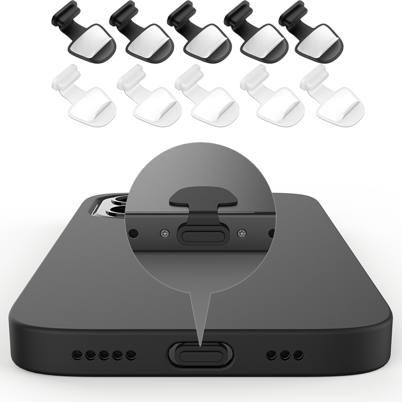 Porta di ricarica spina antipolvere antipolvere per Mela iPhone Samsung S22 S21ultra USB tipo-c protezione porta antipolvere in silicone